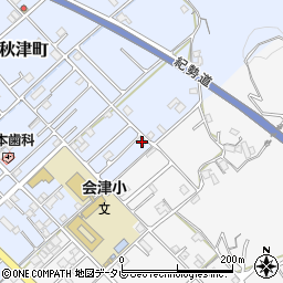 和歌山県田辺市秋津町262-7周辺の地図