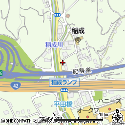 和歌山県田辺市稲成町719周辺の地図