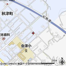 和歌山県田辺市秋津町261-12周辺の地図