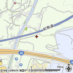 和歌山県田辺市稲成町601周辺の地図