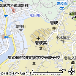 長崎県立壱岐高等学校周辺の地図