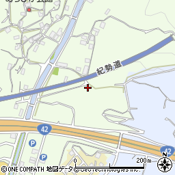 和歌山県田辺市稲成町599周辺の地図