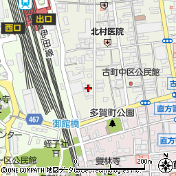 福岡県直方市古町15-20周辺の地図