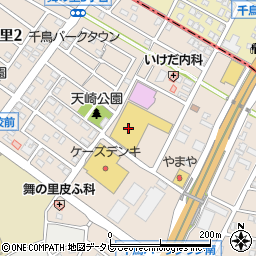 ホームセンターグッデイ古賀千鳥店周辺の地図