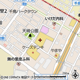 ホームセンターグッデイ古賀千鳥店周辺の地図