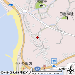 和歌山県みなべ町（日高郡）堺周辺の地図