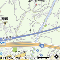 和歌山県田辺市稲成町952周辺の地図