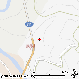 和歌山県田辺市鮎川1020周辺の地図