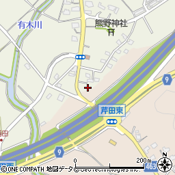 福岡県宮若市下有木307周辺の地図