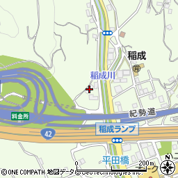 和歌山県田辺市稲成町2786周辺の地図