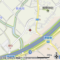 福岡県宮若市下有木316周辺の地図
