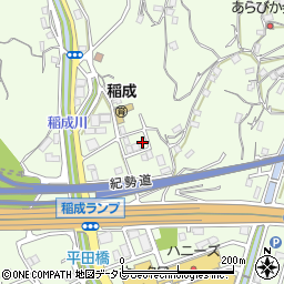 和歌山県田辺市稲成町701周辺の地図