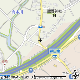 福岡県宮若市下有木312周辺の地図