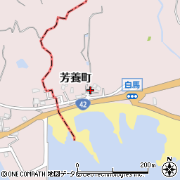 和歌山県田辺市芳養町7周辺の地図