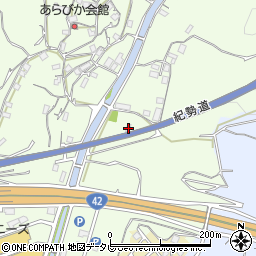 和歌山県田辺市稲成町622周辺の地図