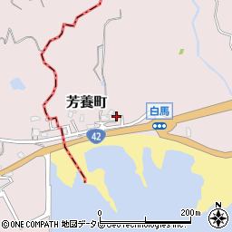和歌山県田辺市芳養町39周辺の地図