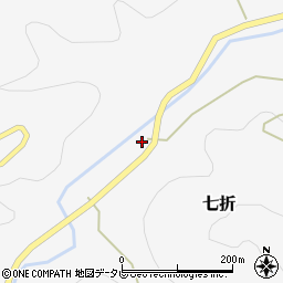 愛媛県伊予郡砥部町七折132-2周辺の地図