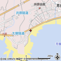 和歌山県田辺市芳養町845周辺の地図