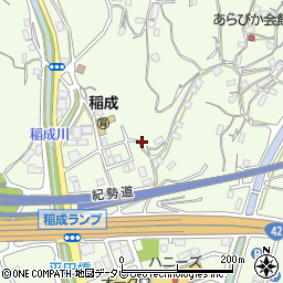 和歌山県田辺市稲成町703周辺の地図