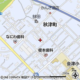 和歌山県田辺市秋津町222-3周辺の地図