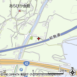 和歌山県田辺市稲成町617周辺の地図