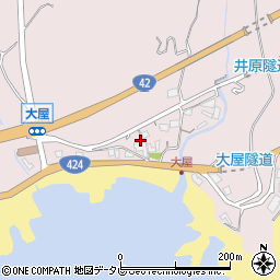 和歌山県田辺市芳養町254周辺の地図