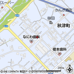 和歌山県田辺市秋津町183-5周辺の地図