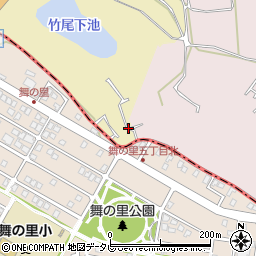 福岡県福津市907周辺の地図