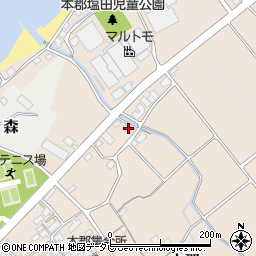 愛媛県伊予市本郡543周辺の地図