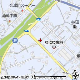和歌山県田辺市秋津町153-1周辺の地図