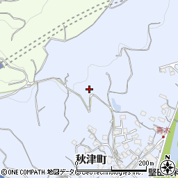 和歌山県田辺市秋津町1100周辺の地図