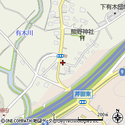 福岡県宮若市下有木313周辺の地図