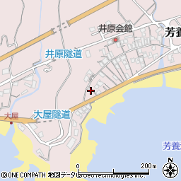 和歌山県田辺市芳養町853周辺の地図