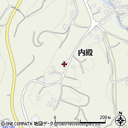 福岡県福津市内殿413周辺の地図