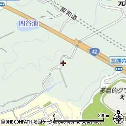 和歌山県田辺市元町周辺の地図