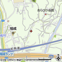 和歌山県田辺市稲成町884周辺の地図