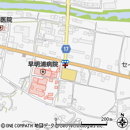 中島分岐周辺の地図