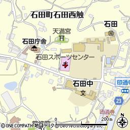 壱岐市石田スポーツセンター周辺の地図