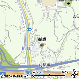 和歌山県田辺市稲成町728周辺の地図