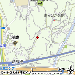 和歌山県田辺市稲成町885周辺の地図