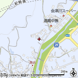和歌山県田辺市秋津町1224周辺の地図