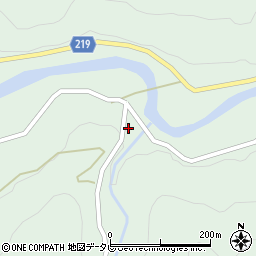 和歌山県田辺市下川下308周辺の地図
