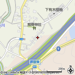 福岡県宮若市下有木291周辺の地図