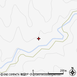 中ノ又川周辺の地図