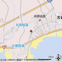 和歌山県田辺市芳養町867周辺の地図