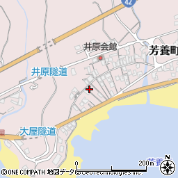 和歌山県田辺市芳養町878周辺の地図