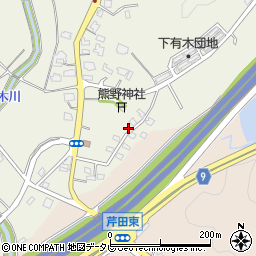 福岡県宮若市下有木290周辺の地図