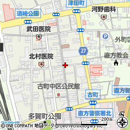 福岡県直方市古町5-28周辺の地図