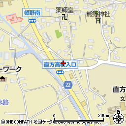 福岡県直方市頓野3448周辺の地図