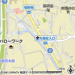 福岡県直方市頓野3443周辺の地図